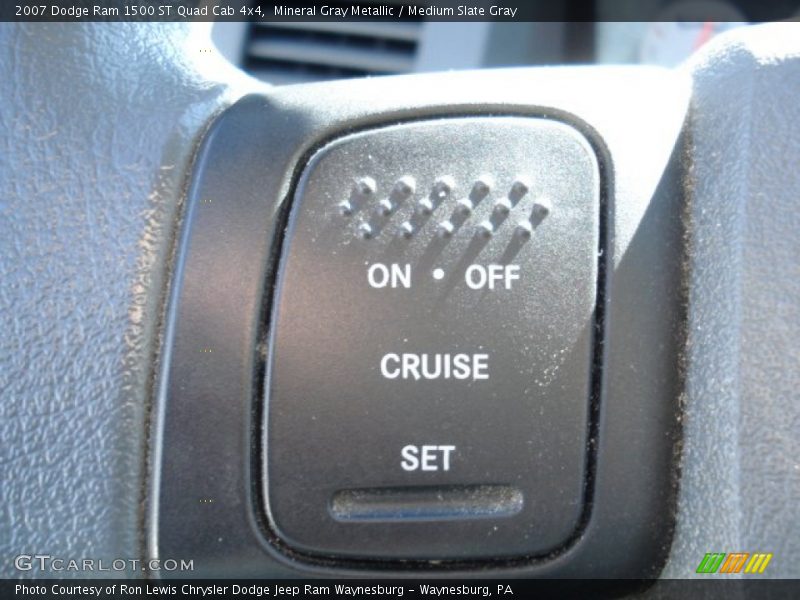Mineral Gray Metallic / Medium Slate Gray 2007 Dodge Ram 1500 ST Quad Cab 4x4