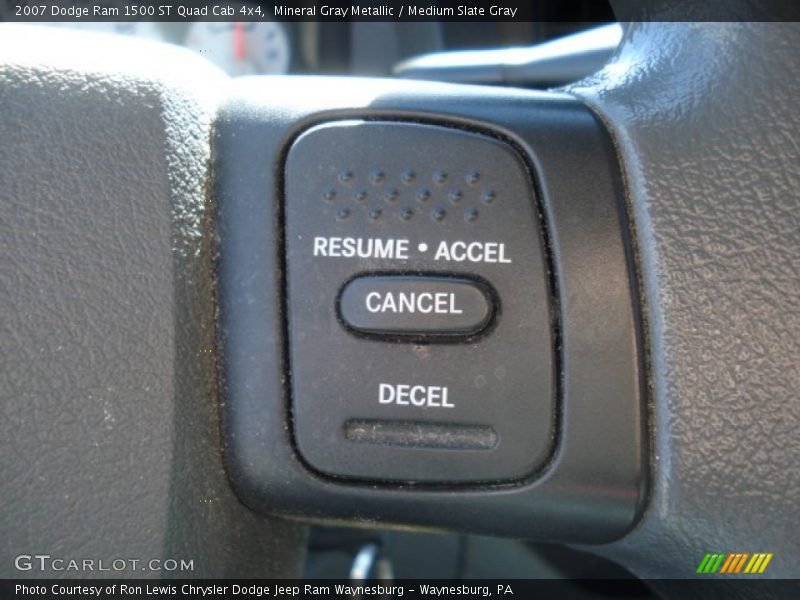Mineral Gray Metallic / Medium Slate Gray 2007 Dodge Ram 1500 ST Quad Cab 4x4