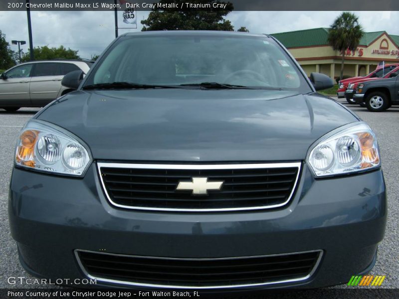 Dark Gray Metallic / Titanium Gray 2007 Chevrolet Malibu Maxx LS Wagon