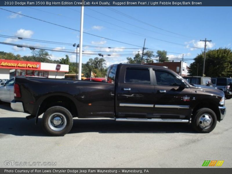 Rugged Brown Pearl / Light Pebble Beige/Bark Brown 2010 Dodge Ram 3500 Big Horn Edition Crew Cab 4x4 Dually