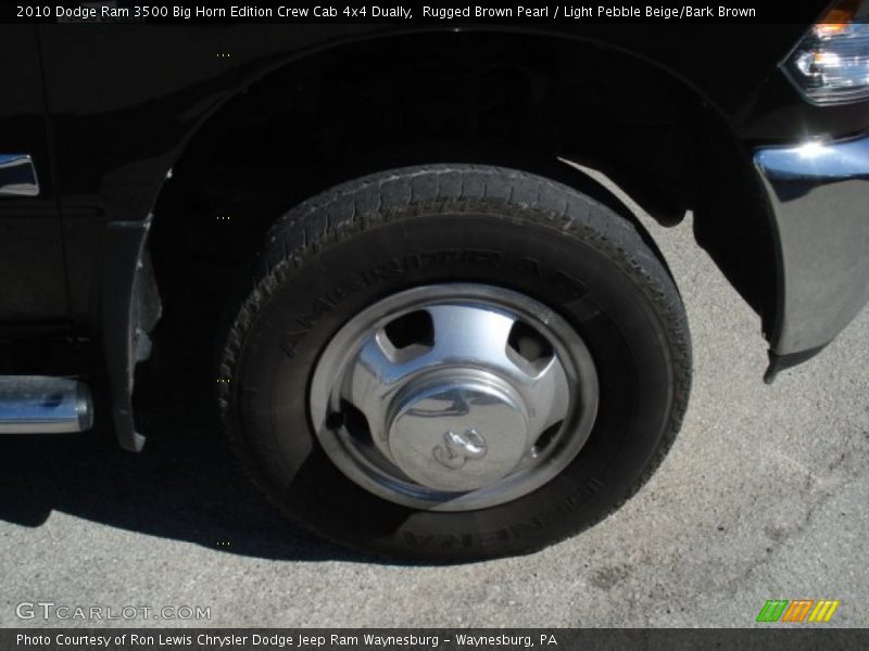 Rugged Brown Pearl / Light Pebble Beige/Bark Brown 2010 Dodge Ram 3500 Big Horn Edition Crew Cab 4x4 Dually