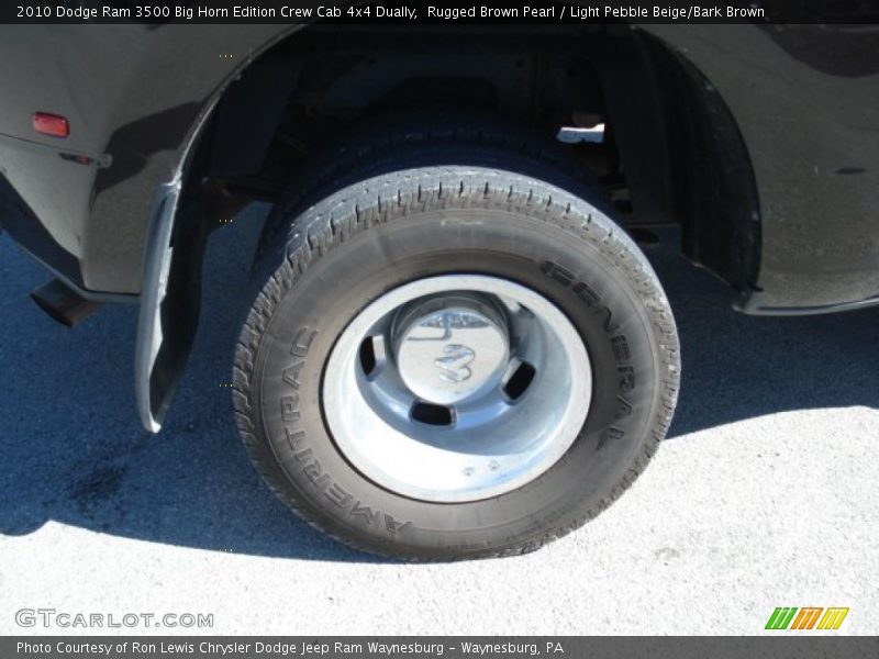 Rugged Brown Pearl / Light Pebble Beige/Bark Brown 2010 Dodge Ram 3500 Big Horn Edition Crew Cab 4x4 Dually