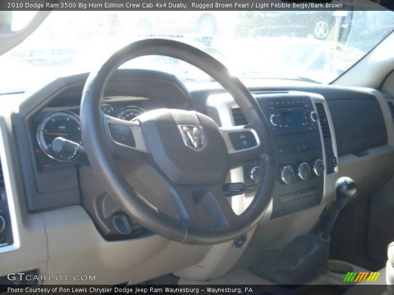 Rugged Brown Pearl / Light Pebble Beige/Bark Brown 2010 Dodge Ram 3500 Big Horn Edition Crew Cab 4x4 Dually