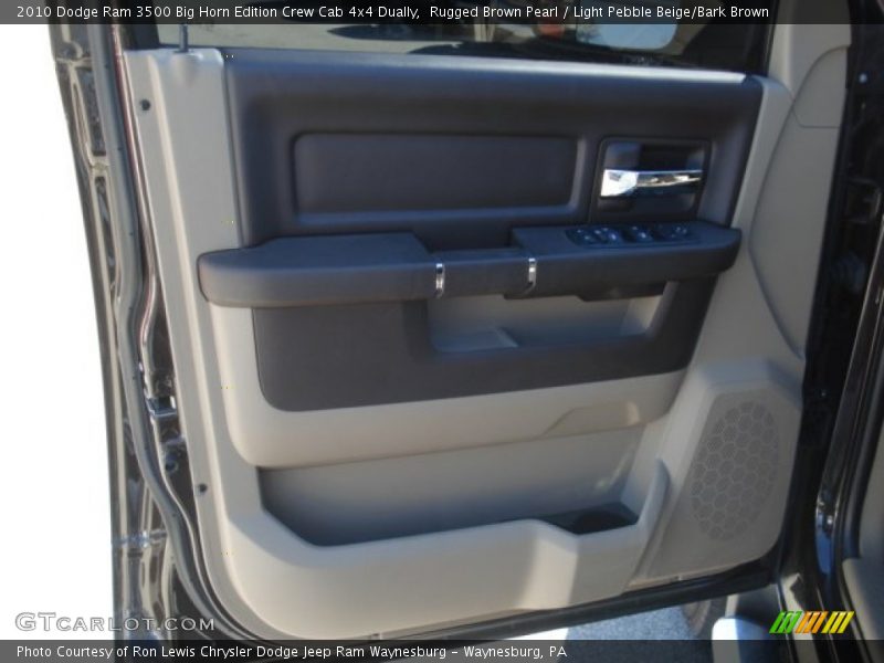 Rugged Brown Pearl / Light Pebble Beige/Bark Brown 2010 Dodge Ram 3500 Big Horn Edition Crew Cab 4x4 Dually