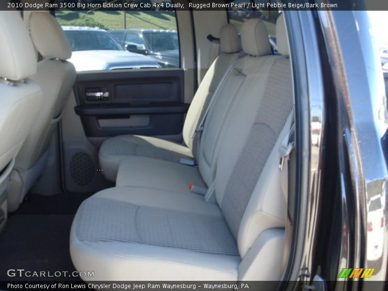Rugged Brown Pearl / Light Pebble Beige/Bark Brown 2010 Dodge Ram 3500 Big Horn Edition Crew Cab 4x4 Dually