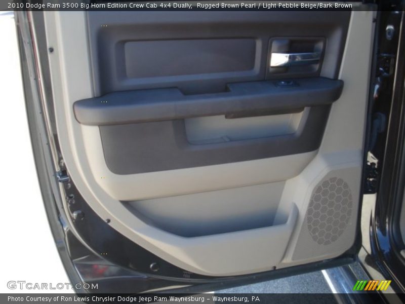 Rugged Brown Pearl / Light Pebble Beige/Bark Brown 2010 Dodge Ram 3500 Big Horn Edition Crew Cab 4x4 Dually