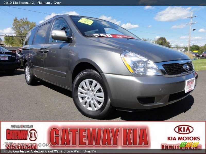 Platinum / Gray 2012 Kia Sedona LX