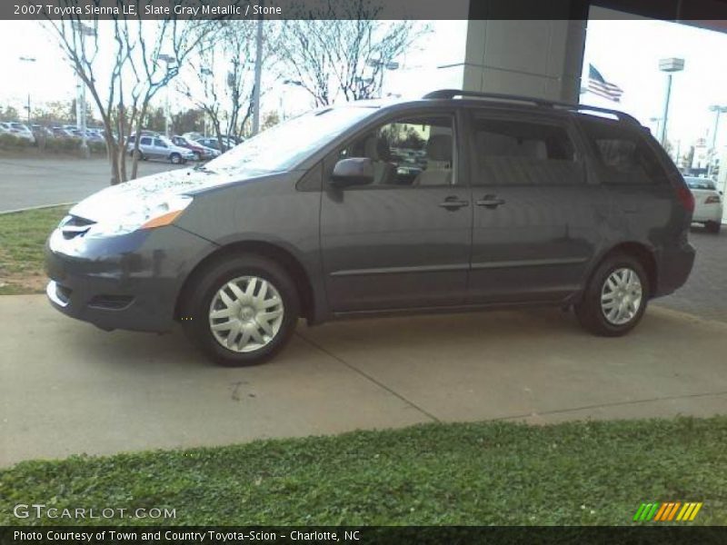 Slate Gray Metallic / Stone 2007 Toyota Sienna LE