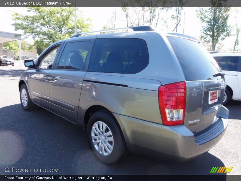 Platinum / Gray 2012 Kia Sedona LX