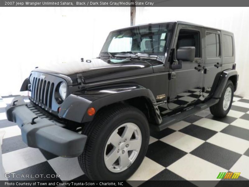 Black / Dark Slate Gray/Medium Slate Gray 2007 Jeep Wrangler Unlimited Sahara