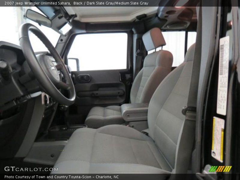 Black / Dark Slate Gray/Medium Slate Gray 2007 Jeep Wrangler Unlimited Sahara