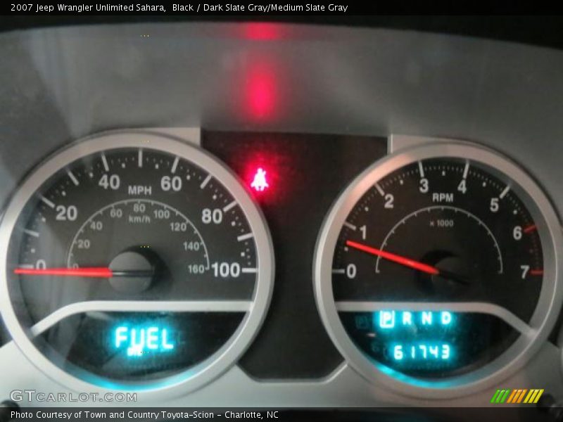 Black / Dark Slate Gray/Medium Slate Gray 2007 Jeep Wrangler Unlimited Sahara