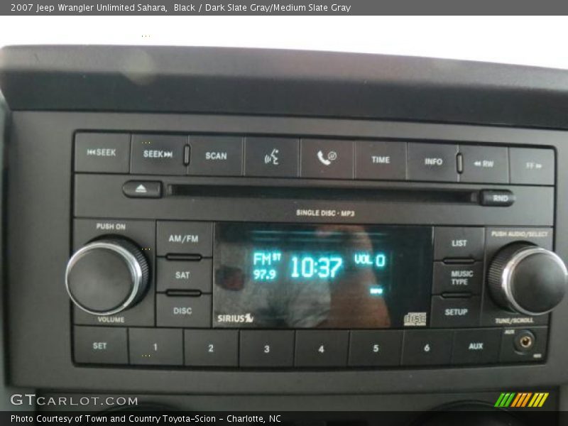 Black / Dark Slate Gray/Medium Slate Gray 2007 Jeep Wrangler Unlimited Sahara