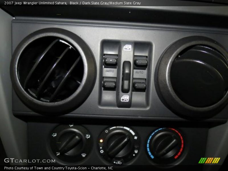 Black / Dark Slate Gray/Medium Slate Gray 2007 Jeep Wrangler Unlimited Sahara