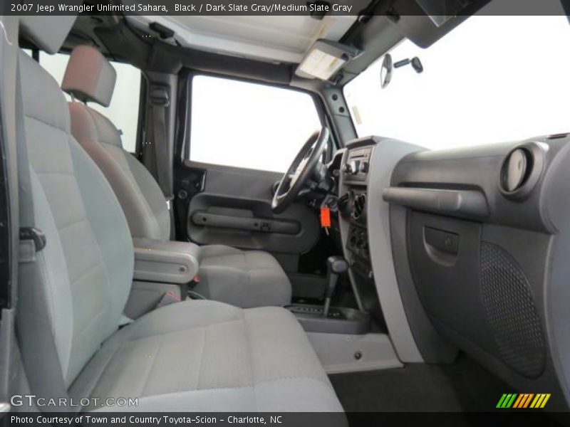 Black / Dark Slate Gray/Medium Slate Gray 2007 Jeep Wrangler Unlimited Sahara