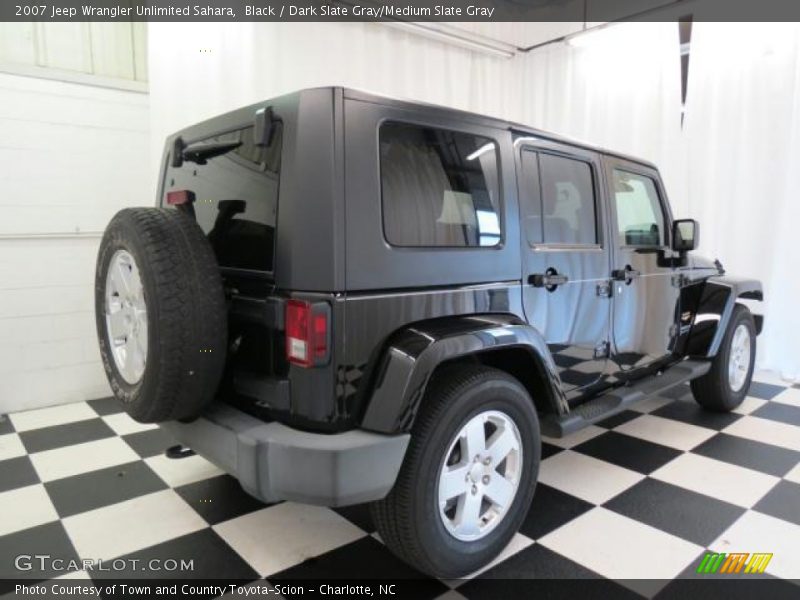 Black / Dark Slate Gray/Medium Slate Gray 2007 Jeep Wrangler Unlimited Sahara