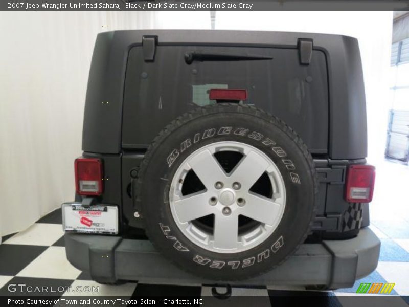 Black / Dark Slate Gray/Medium Slate Gray 2007 Jeep Wrangler Unlimited Sahara