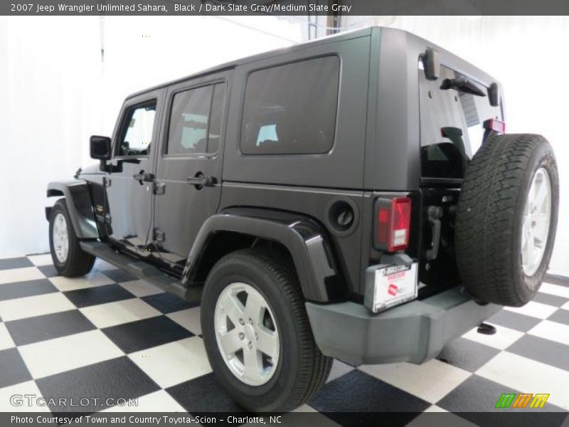 Black / Dark Slate Gray/Medium Slate Gray 2007 Jeep Wrangler Unlimited Sahara