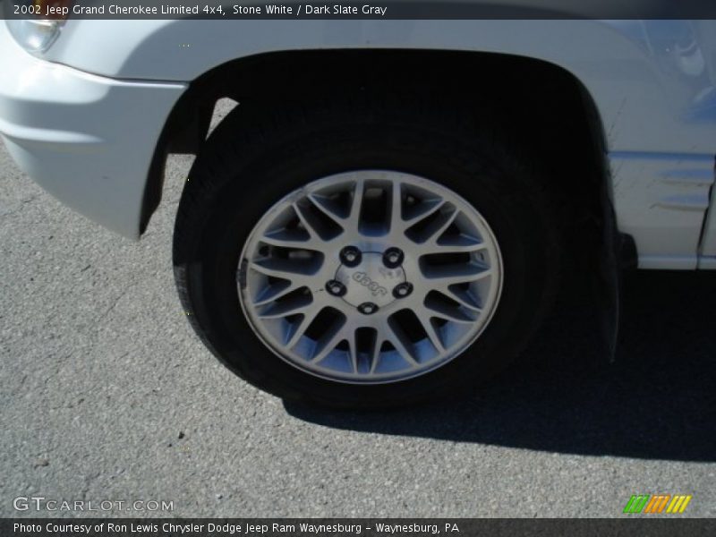 Stone White / Dark Slate Gray 2002 Jeep Grand Cherokee Limited 4x4
