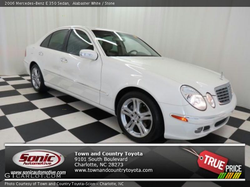 Alabaster White / Stone 2006 Mercedes-Benz E 350 Sedan