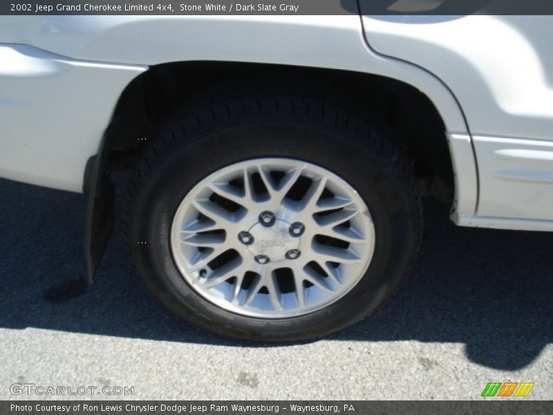 Stone White / Dark Slate Gray 2002 Jeep Grand Cherokee Limited 4x4
