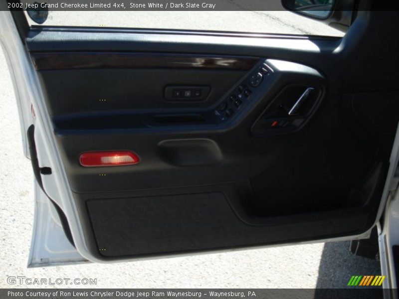 Stone White / Dark Slate Gray 2002 Jeep Grand Cherokee Limited 4x4