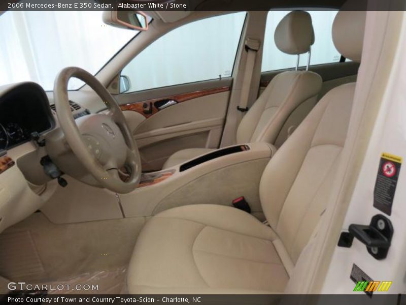 Alabaster White / Stone 2006 Mercedes-Benz E 350 Sedan