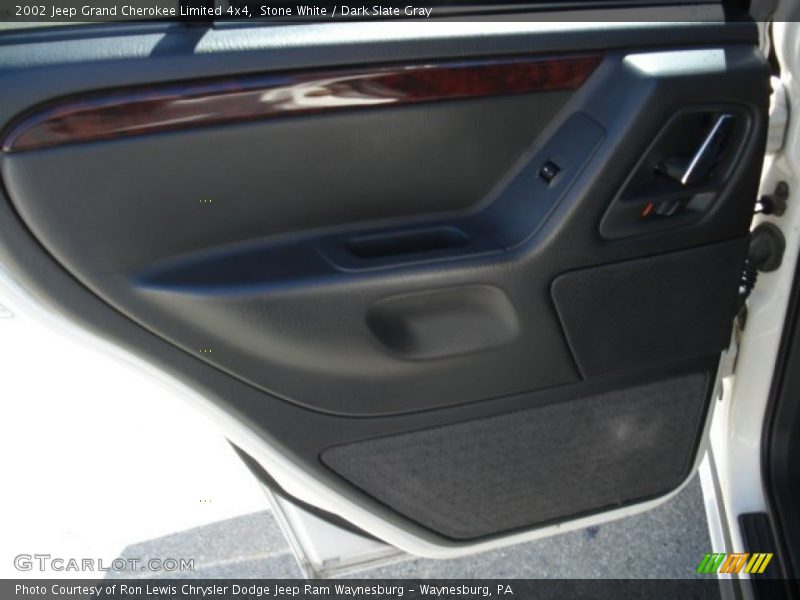 Stone White / Dark Slate Gray 2002 Jeep Grand Cherokee Limited 4x4
