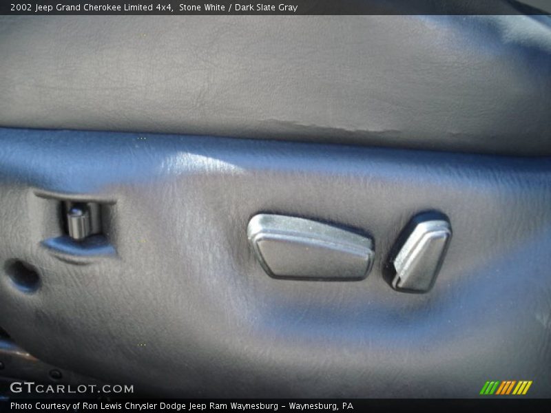 Stone White / Dark Slate Gray 2002 Jeep Grand Cherokee Limited 4x4