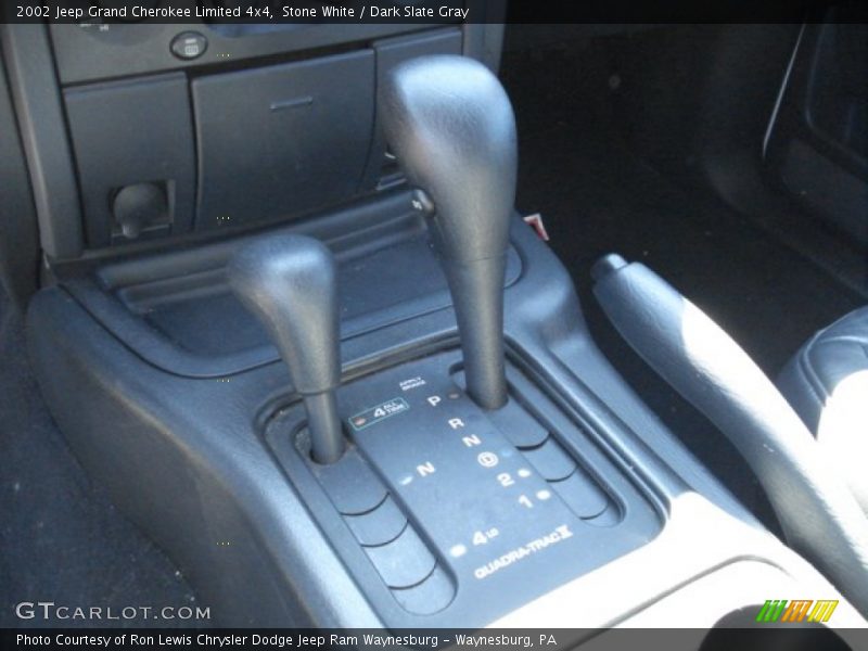 Stone White / Dark Slate Gray 2002 Jeep Grand Cherokee Limited 4x4