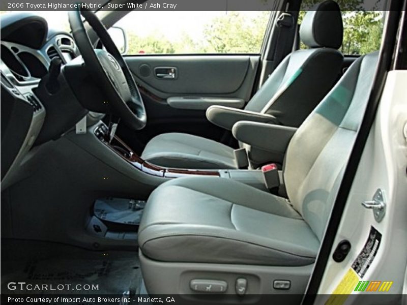Super White / Ash Gray 2006 Toyota Highlander Hybrid