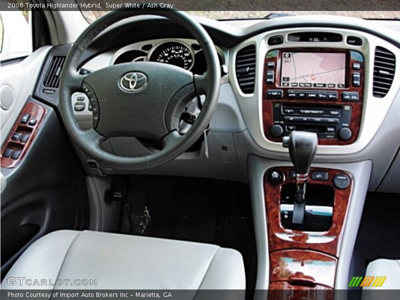 Super White / Ash Gray 2006 Toyota Highlander Hybrid
