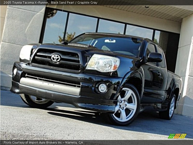 Black Sand Pearl / Graphite Gray 2005 Toyota Tacoma X-Runner