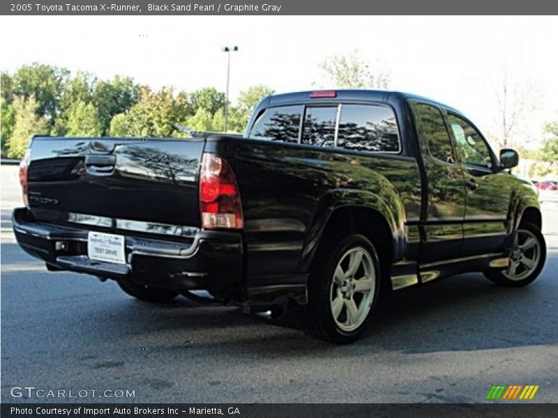 Black Sand Pearl / Graphite Gray 2005 Toyota Tacoma X-Runner