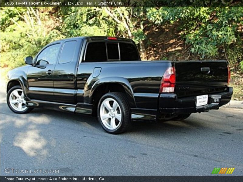 Black Sand Pearl / Graphite Gray 2005 Toyota Tacoma X-Runner