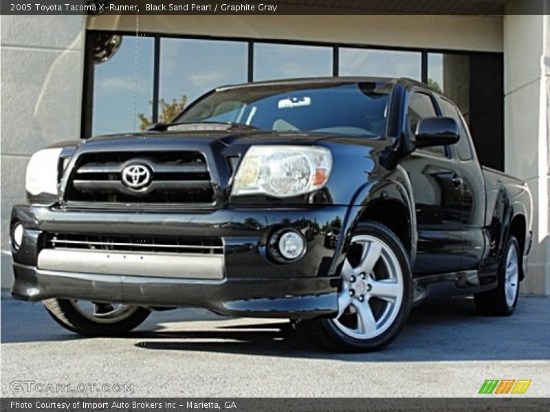 Black Sand Pearl / Graphite Gray 2005 Toyota Tacoma X-Runner