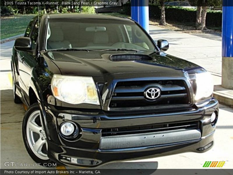 Black Sand Pearl / Graphite Gray 2005 Toyota Tacoma X-Runner