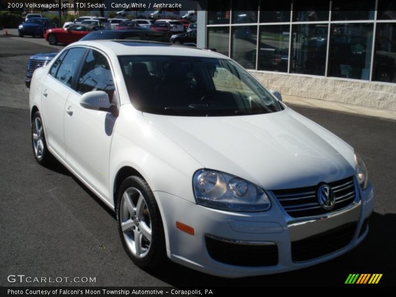 Candy White / Anthracite 2009 Volkswagen Jetta TDI Sedan