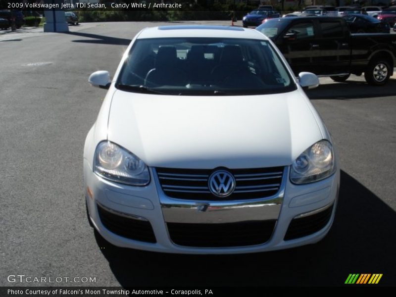 Candy White / Anthracite 2009 Volkswagen Jetta TDI Sedan