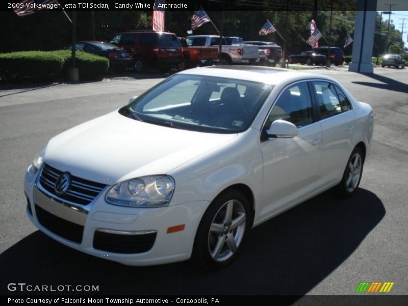 Candy White / Anthracite 2009 Volkswagen Jetta TDI Sedan