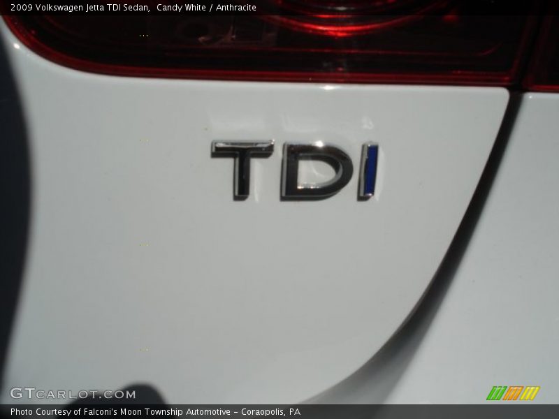 Candy White / Anthracite 2009 Volkswagen Jetta TDI Sedan