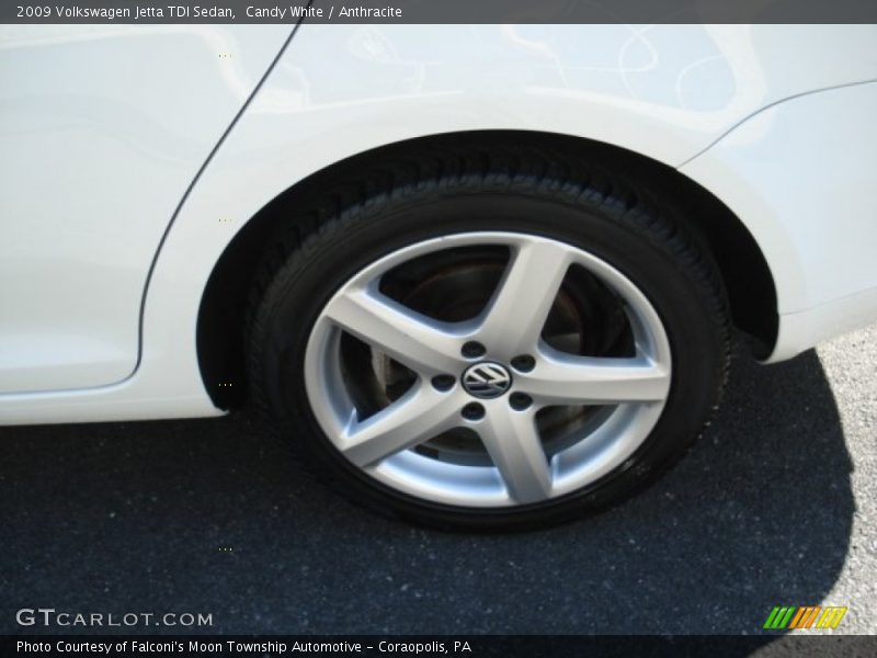 Candy White / Anthracite 2009 Volkswagen Jetta TDI Sedan