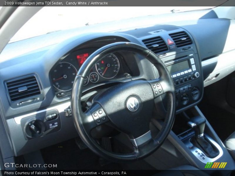 Candy White / Anthracite 2009 Volkswagen Jetta TDI Sedan