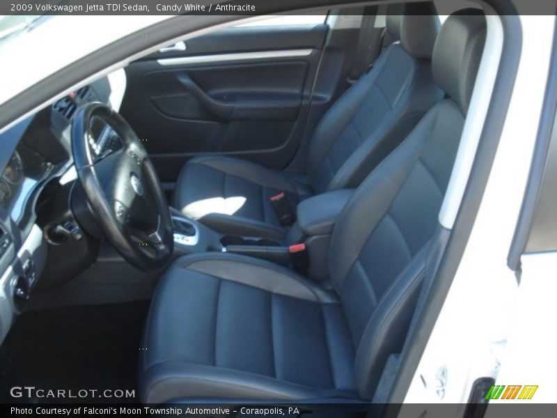 Candy White / Anthracite 2009 Volkswagen Jetta TDI Sedan
