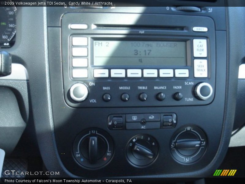 Candy White / Anthracite 2009 Volkswagen Jetta TDI Sedan