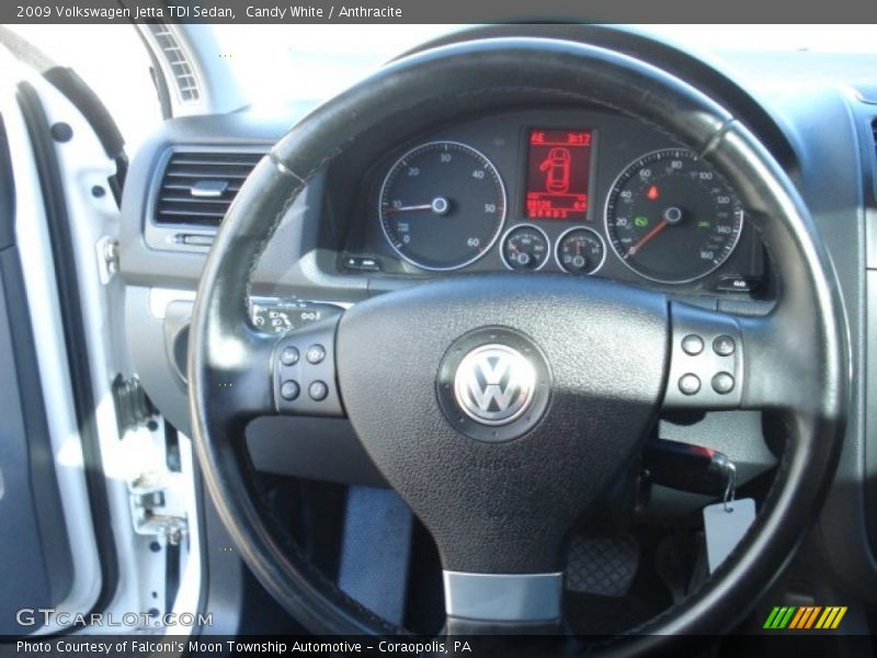 Candy White / Anthracite 2009 Volkswagen Jetta TDI Sedan