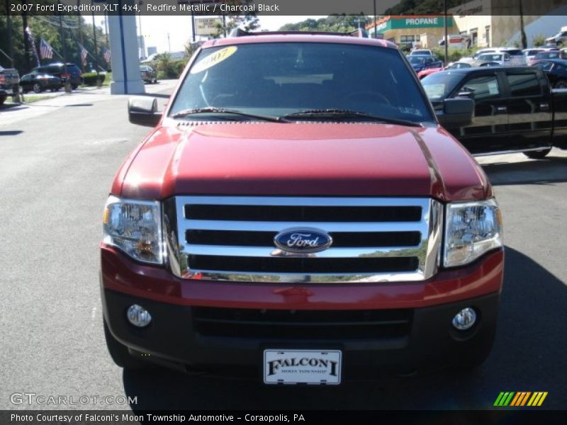 Redfire Metallic / Charcoal Black 2007 Ford Expedition XLT 4x4