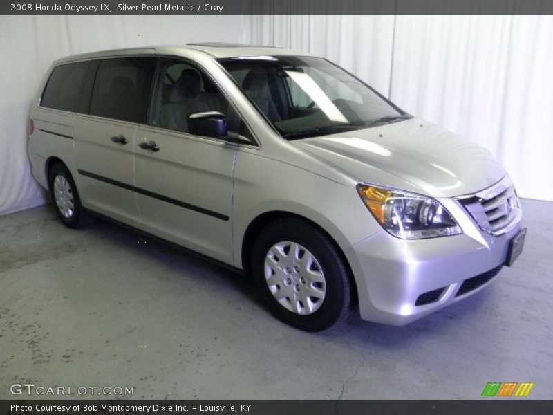 Silver Pearl Metallic / Gray 2008 Honda Odyssey LX