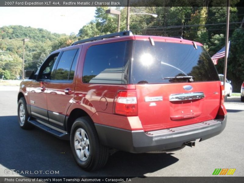 Redfire Metallic / Charcoal Black 2007 Ford Expedition XLT 4x4