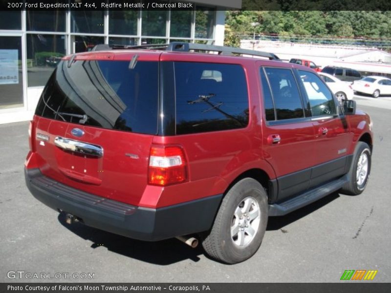 Redfire Metallic / Charcoal Black 2007 Ford Expedition XLT 4x4